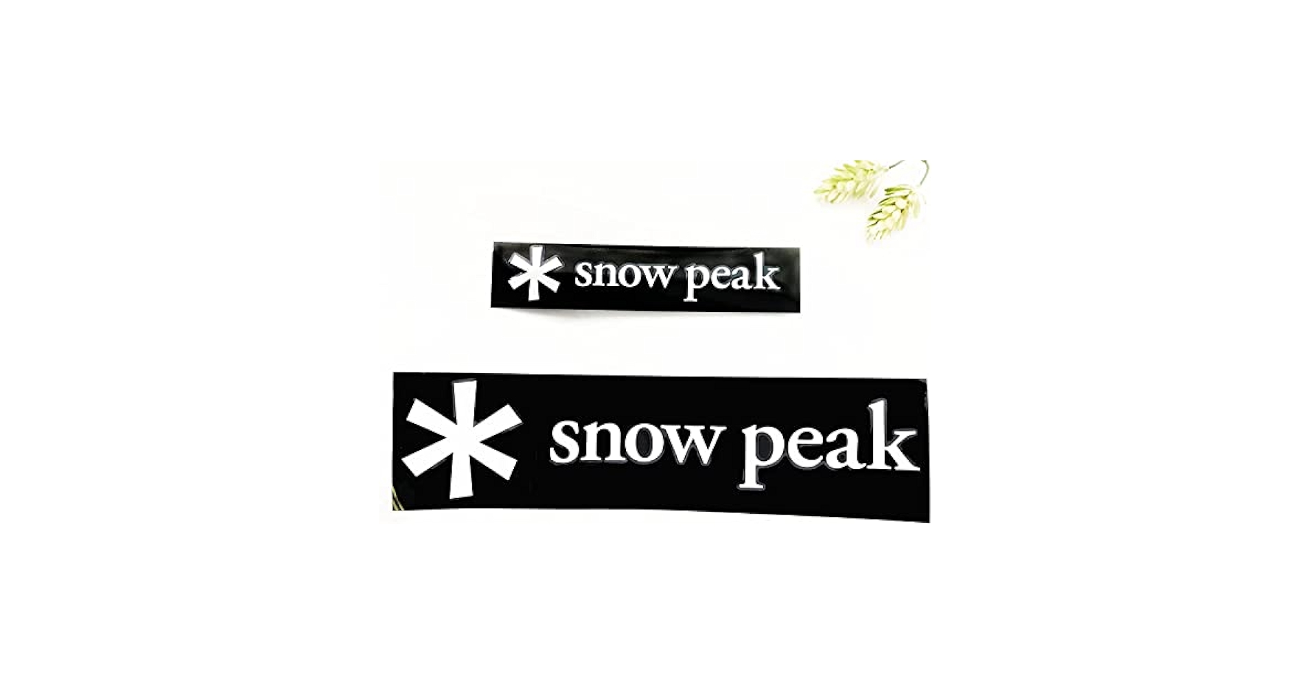 【色:マルチ_スタイル:ステッカー付/正規品】スノーピーク(snow peak) スノーピークロゴステッカーアスタリスク S(NV-006